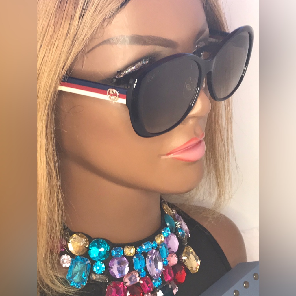Gucci Havana Gg0849sk  003 Sunglasses Brand New  Authentic